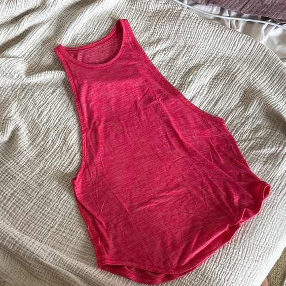 lululemon athletica Tops - Lululemon Muscle Tank Pink Top gym athletic